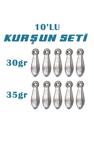 summitsport 10 Adet Kurşun Balıkçı Kurşunu Balıkçı Ağırlığı