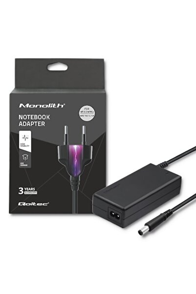 Qoltec HP Laptop Charger 90W 19V 4.74A 7.4x5.0 Pin + Cable