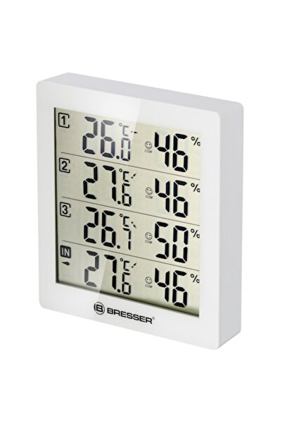 BRESSER Stație meteo Temeo Hygro Quadro, albă