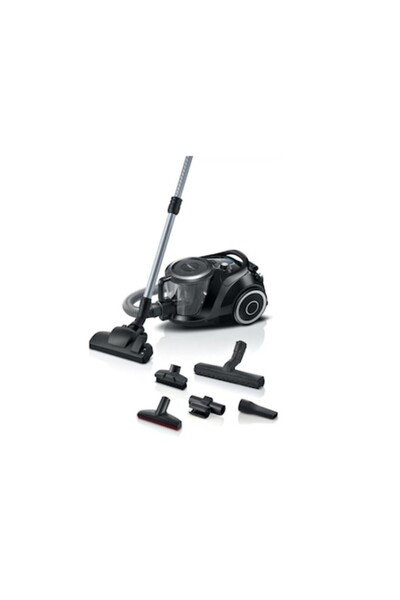 Bosch Series 6 Cylinder Vacuum Cleaner BGC41XSIL, 700 W, Black