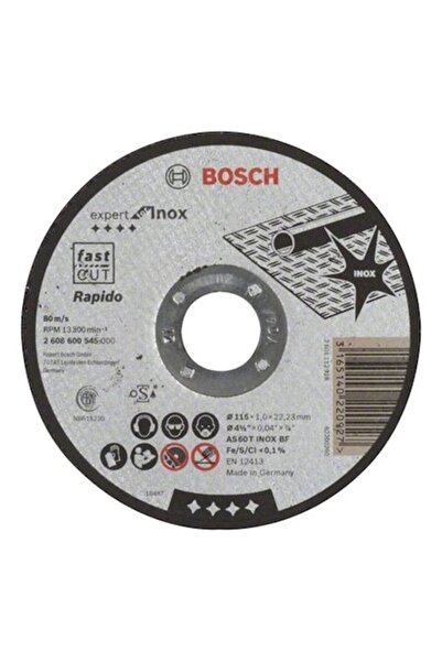 Bosch Professional Bosch Δίσκος Κοπής Inox 115 χιλ.