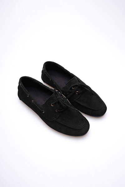 Zerenyus Sorrento Premium Siyah Günlük Süet Loafer