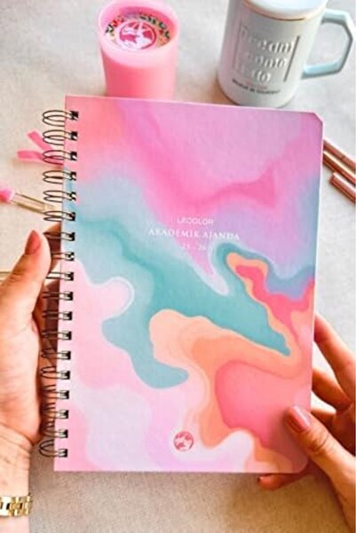 Nacario NrcrioShop أكاديميك أجندا 17x24 حلزوني 25/26 رخامي 1201248