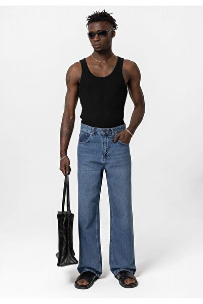 VAMOSCLO Baggy Fit Jeans Color-1