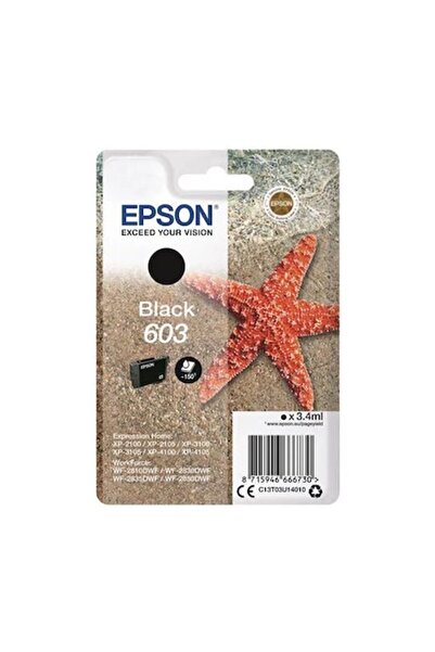 EPSON Ink Cartridge C13T03U14010, Black
