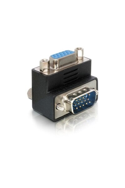 DELOCK Adaptor, VGA Masculă/VGA Femelă, 3 cm, Negru
