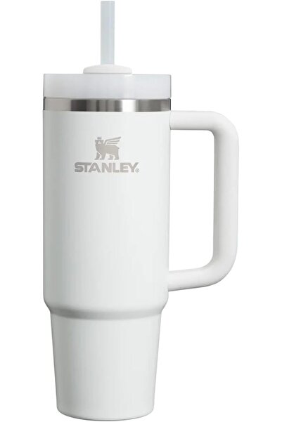 Yıldızan Gnyshop Thermos Cup with Straw, White (Frost), 0.89 Liter 153783