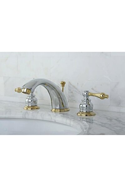 Nacario صنبور حوض معدني من نوع NrcrioShop KB974AL بتصميم فيكتوري، مصنوع من ال...