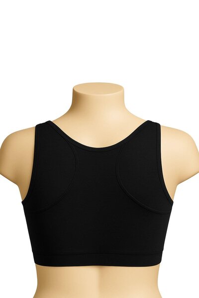 Difolia Black Mi Emay 1816 6-Piece Padded Thick Strap Training Bra