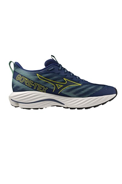 MIZUNO Pantofi alergare trail barbati Wave Rider GTX 2 FW 2024-Albastru/Verde-44