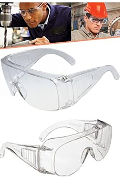 Yıldızan نظارات واقية شفافة من esnshop قابلة للتعديل، نظارات واقية شفافة بيضا...