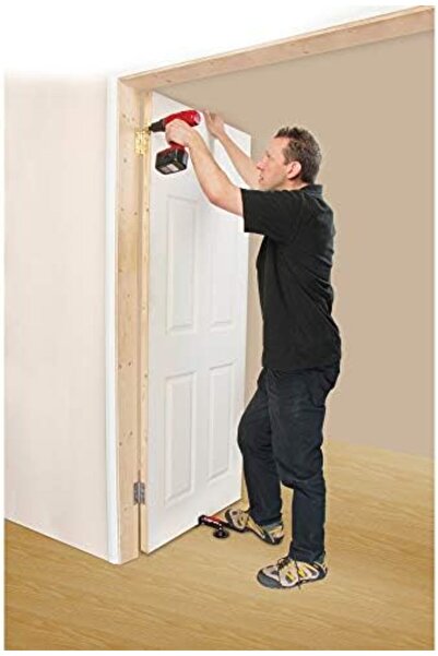 Nacario NrcrioShop D/Lift/B رافعة للأبواب واللوحات، مفصل دوار، أسود 1201248