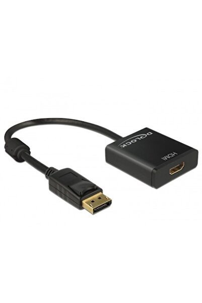 DELOCK Adaptor DisplayPort la HDMI T-M 1.2 4K Activ Negru,