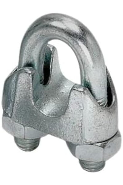 Nacario Nrcrioshop Rope Clamps, Metal, 12 Mm, 5 Pieces Package 1201248