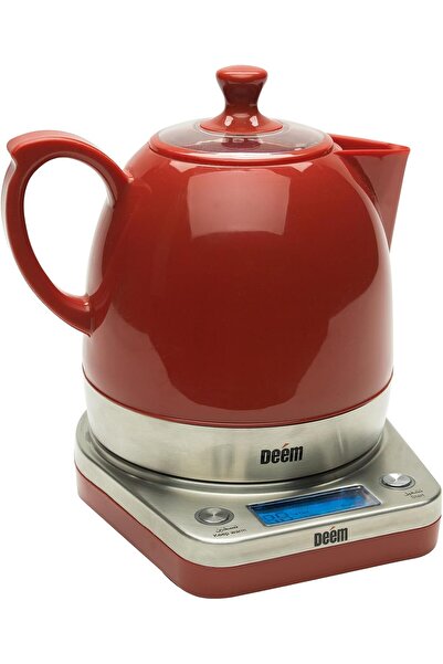 Biki Electric Karak Tea Maker 1.2 Liter 1200 Watts, Red Color