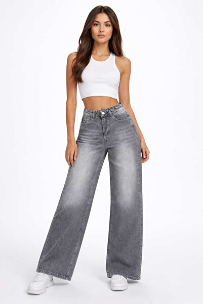 Swana Women's Retro Jean Pants - Smoked