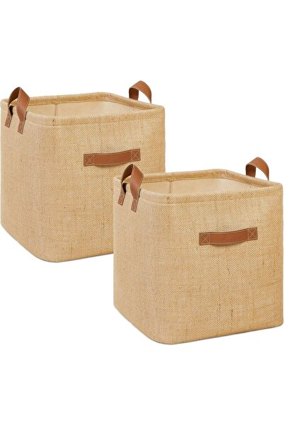 Nacario Nrcrioshop Textie 2-Piece Jute Basket Set 30 X 30 X 30 cm 1201248