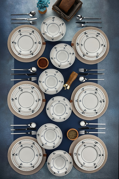 Cooker 24 Parça Porselen Yemek Takımı CKR4216