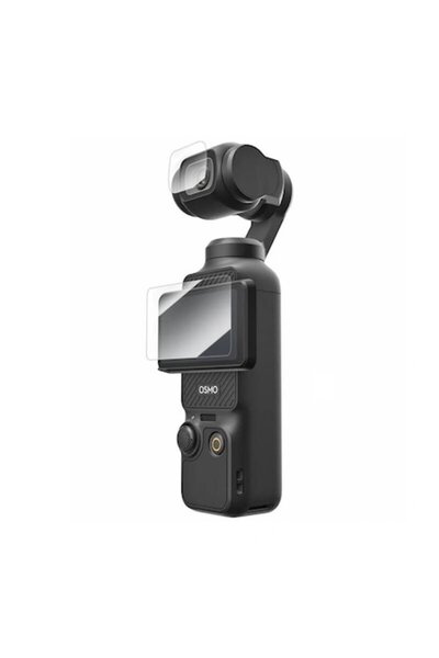 TELESIN Γυαλί ασφαλείας για DJI Osmo Pocket 3, σετ 3 τεμαχίων, εύκολη εγκατάσ...