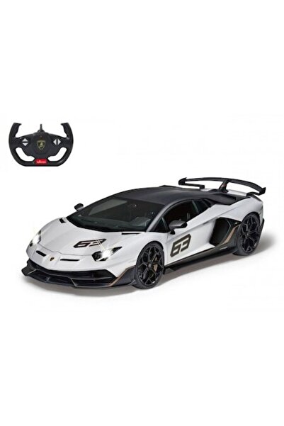 Jamara Mașină cu telecomandă Lamborghini Aventador SVJ Performance, 1:14, Alb...