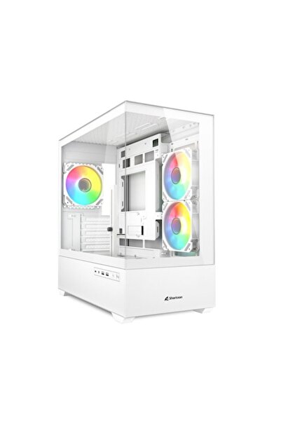 SHARKOON MK6 RGB Semi-Tower ATX Case, Black