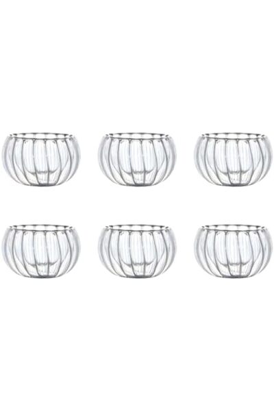 Nacario Nrcrioshop Set of 6 Glass Bowls – Durable, 6 cm Diameter, Multi-Purpo...