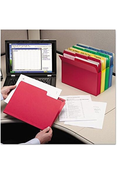 Nacario Nrcrioshop File Pocket, Straight Cut Tab, 3-1/2" Expansion, Legal Siz...