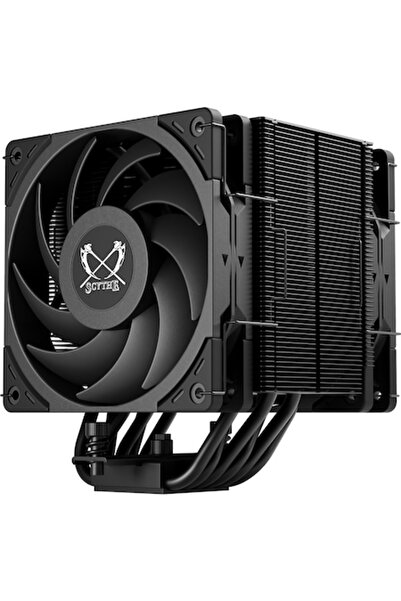 SCYTHE Cooler CPU MUGEN 6 DBE, 120 PWM, Intel/AMD, Negru
