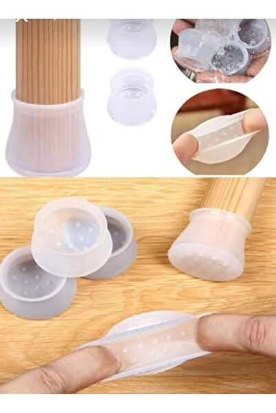 Nacario Nrcrioshop 12 Pieces of Silicone Non-Slip Washable Furniture Socks fo...