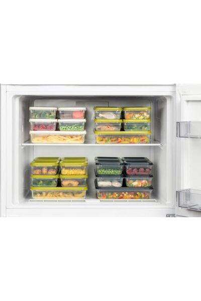 Nacario Nrcrioshop 4-Piece Refrigerator and Freezer Storage Container Set, Fr...