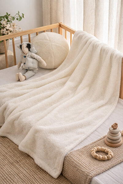 DensHaus بطانية أطفال مقاس 90x100 ناعمة الملمس بتصميم بسيط