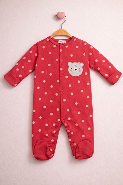 Baby Fou Kendinden Eldivenli Bebek Tulum