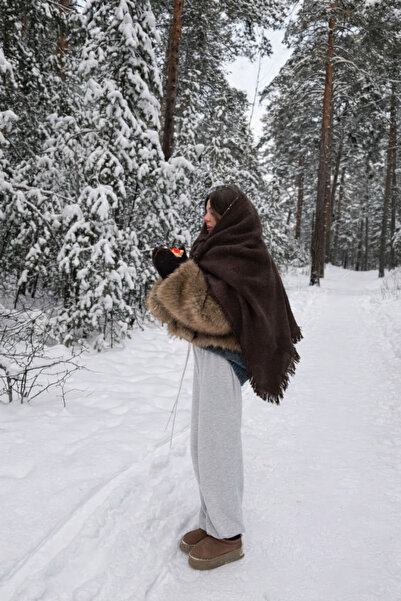 keisy Σάλι ώμου Estela με απαλή υφή (χωρίς φούντες)