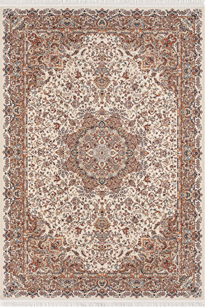 Royal Halı Jasmin IJ04C Geleneksel Desenli Yumuşak Dokulu Akrilik İp Halı