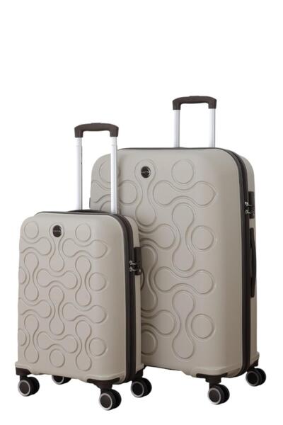 MÇS Polipropilen 2'li Valiz Seti Büyük & Kabin V376