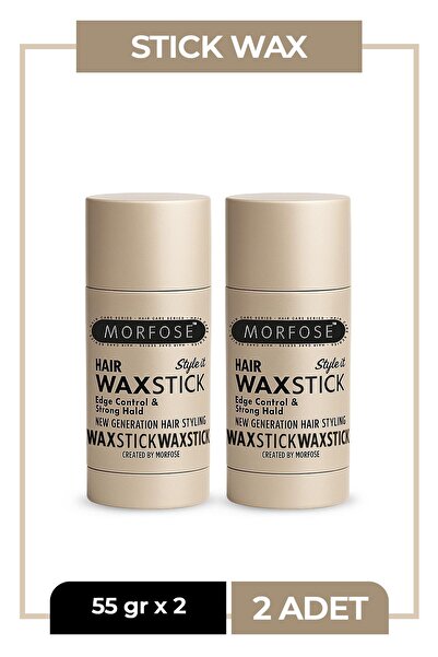 Morfose Stick Saç Wax Saç Sabitleyici Güçlü Tutuş 55 gr 2 Adet