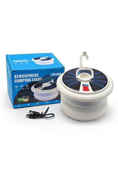 Parmend Life YX-669 Güneş Enerjili Şerit Ledli Kamp Lambası - 15 Farklı Işık ...