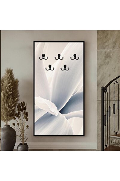 Marktna Modern design canvas wall hanging with a hollow black frame