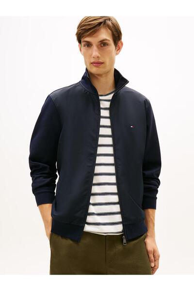 Tommy Hilfiger Essential Intechno Mix Zip Thru Men's Sweatshirt Mw0Mw41758Dw5