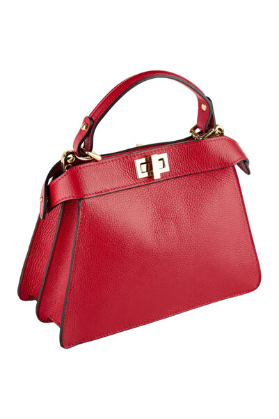 AZZURA Nerina Bag made of 100% leather, red