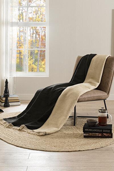 Özdilek Bicolor Tek Kişilik Pamuklu Battaniye 150x200 cm