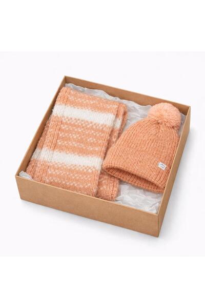 kuru Scarf and Beanie Combination Gift Set – (Thick Wool – Boxed) Valentine's...