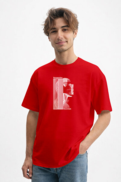 caddekombin Muška digitalna distorzija i silueta Sa deznom 100 Lice Pamuk Crv...