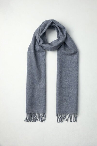 Bisse Men's Wool Scarf Anthracite