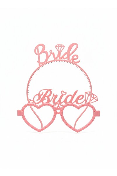 Azebu Bride To Be Gözlük ve Taç Seti, Bride to Be Partisi Kutlama Plastik Taç ve Gözlük