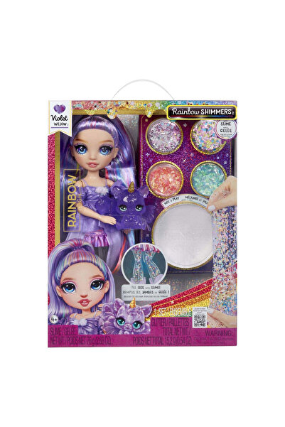 Rainbow High Violet Parıltılar ve Slime Serisi Bebeği 122425
