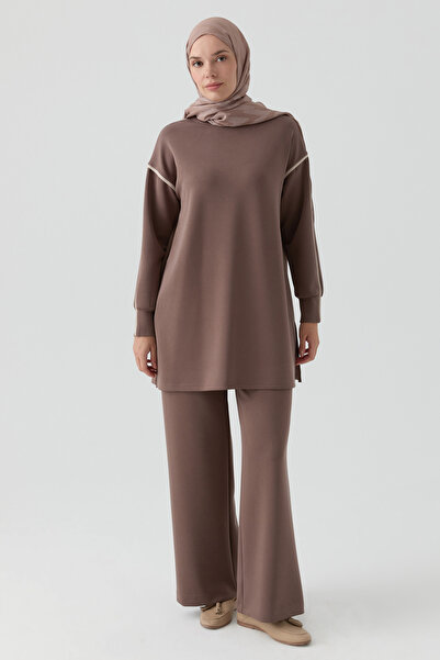 Tuğba Örme Pantolon - Vizon