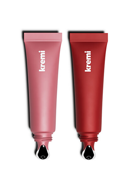 Kremi Lip Balm 2'li Set | Nemlendirici, Besleyici, Onarıcı | Vitamin E, Pepti...