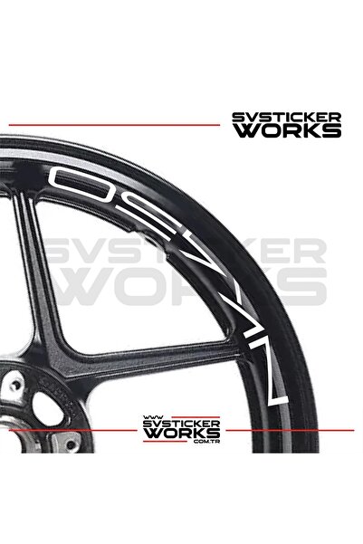 ARONA Cfmoto 450Nk Wheel Sticker Wheel Inner Text Set of 8 Stickers