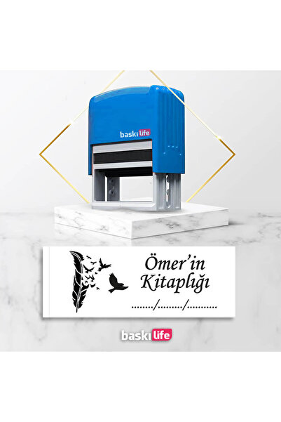 Baskı Life Pro Otomatik Kaşe Kitap Mührü Kitap Kaşesi 561